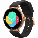 Smartwatch Gravity Różowe Złoto Czarny 2 Paski GT26-6