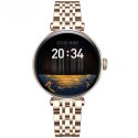 Smartwatch Gravity Różowe Złoto Czarny 2 Paski GT26-6