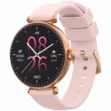 Smartwatch Gravity Różowe Złoto Różowy 2 Paski GT26-1