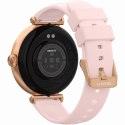 Smartwatch Gravity Różowe Złoto Różowy 2 Paski GT26-1