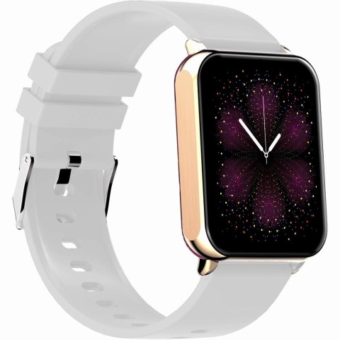 Smartwatch Gravity Różowe Złoto Szary 2 Paski GT17-4