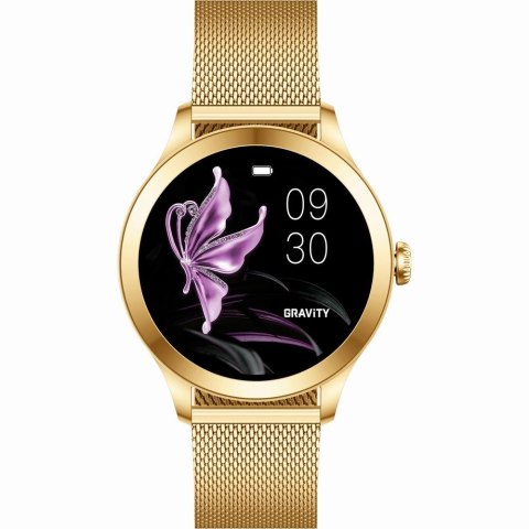 Smartwatch Gravity Różowo Złoty 2 Paski GT25-1 PRO