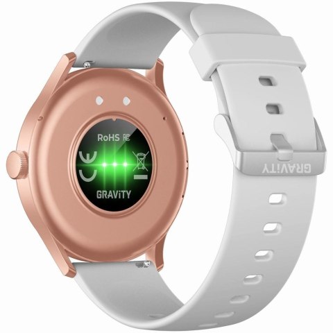 Smartwatch Gravity Szaro Różowy GT2-3 PRO
