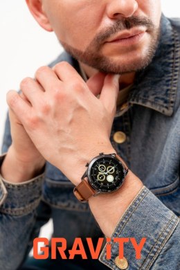 Smartwatch Gravity Czarny 2 Paski GT10-4