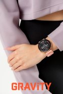Smartwatch Gravity Różowe Złoto Pasek + Bransoleta GT11-5