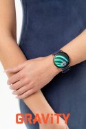 Smartwatch Gravity Różowe Złoto Pasek + Bransoleta GT11-6