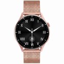 Smartwatch Gravity Różowe Złoto Pasek + Bransoleta GT11-6