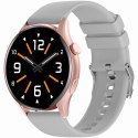 Smartwatch Gravity Różowe Złoto Pasek + Bransoleta GT11-8
