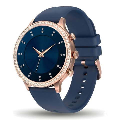 Smartwatch Gravity Różowe Złoto Pasek i Bransoleta GT5-6