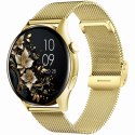 Smartwatch Gravity Złoty Pasek + Bransoleta GT11-2