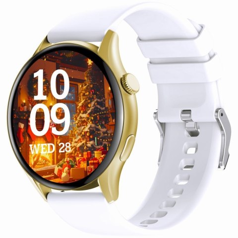 Smartwatch Gravity Złoty Pasek + Bransoleta GT11-2