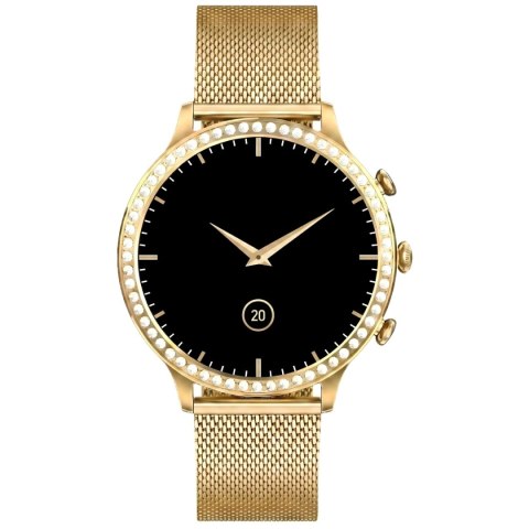 Smartwatch Gravity Złoty Pasek i Bransoleta GT5-4