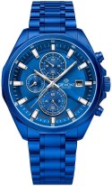 Zegarek Męski Giewont Chronograph Sapphire Niebieski GW7290-B5