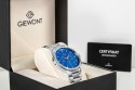Zegarek Męski Giewont Chronograph Sapphire Srebrno Niebieski GW6310-B3
