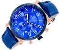 Zegarek Męski Giewont Chronograph Sapphire Miedziano Niebieski GW6260-A5