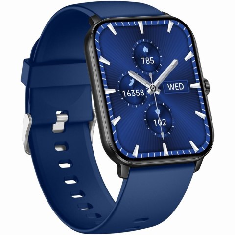 Smartwatch Gravity Czarny Niebieski GT36-6