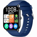 Smartwatch Gravity Czarny Niebieski GT36-6