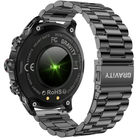 Smartwatch Gravity Czarny Pasek + Bransoleta GT41-4