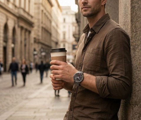 Smartwatch Gravity Czarny Pasek + Bransoleta GT42-2