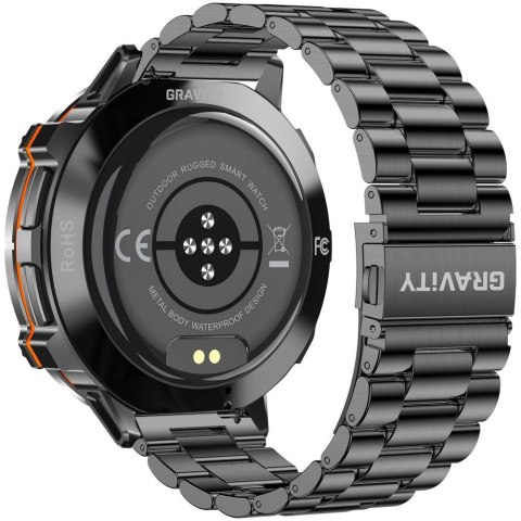 Smartwatch Gravity Czarny Pasek + Bransoleta GT42-5