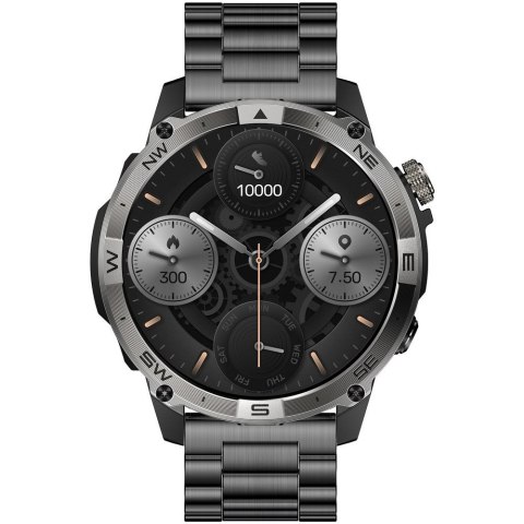 Smartwatch Gravity Czarny Pasek + Bransoleta GT46-1