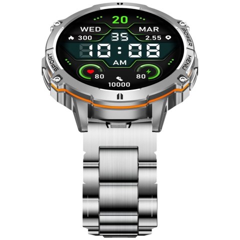 Smartwatch Gravity Grafitowy Pasek + Bransoleta GT42-3