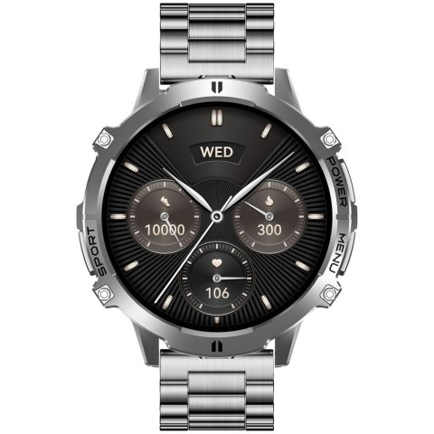 Smartwatch Gravity Grafitowy Pasek + Bransoleta GT42-4