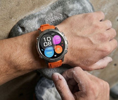 Smartwatch Gravity Grafitowy Pasek + Bransoleta GT42-4