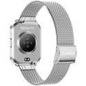 Smartwatch Gravity Srebrny Pasek + Bransoleta GT44-4