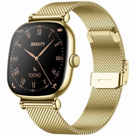 Smartwatch Gravity Złoty Bransoleta + Pasek GT32-1