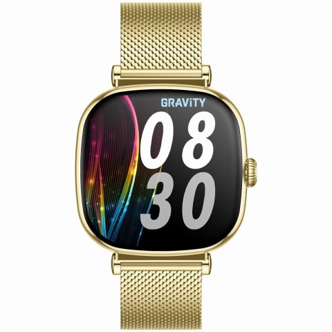 Smartwatch Gravity Złoty Bransoleta + Pasek GT32-2