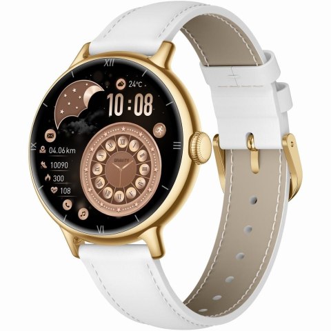 Smartwatch Gravity Złoty Bransoleta + Pasek GT33-2