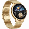 Smartwatch Gravity Złoty Bransoleta + Pasek GT33-2