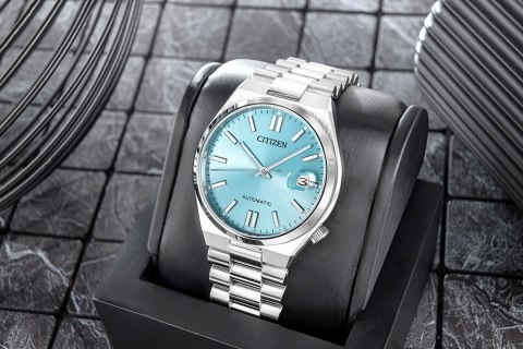 Zegarek Męski CITIZEN Tsuyosa Sapphire Mechanical NJ0151-88M + BOX