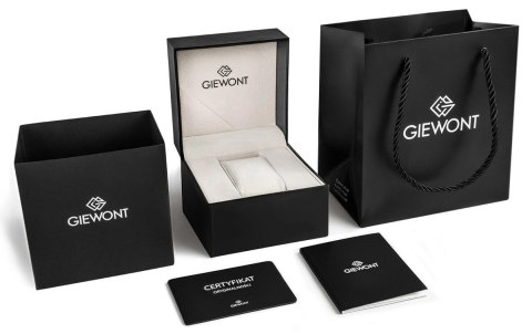 Zegarek Męski Giewont Elegance Sapphire Czarny GW5160-A2
