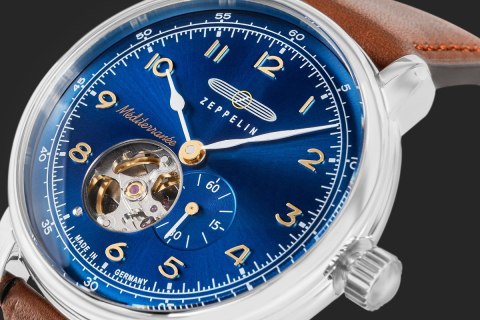 Zegarek Męski ZEPPELIN Méditerranée Open Heart Automatic 9666-3 + BOX